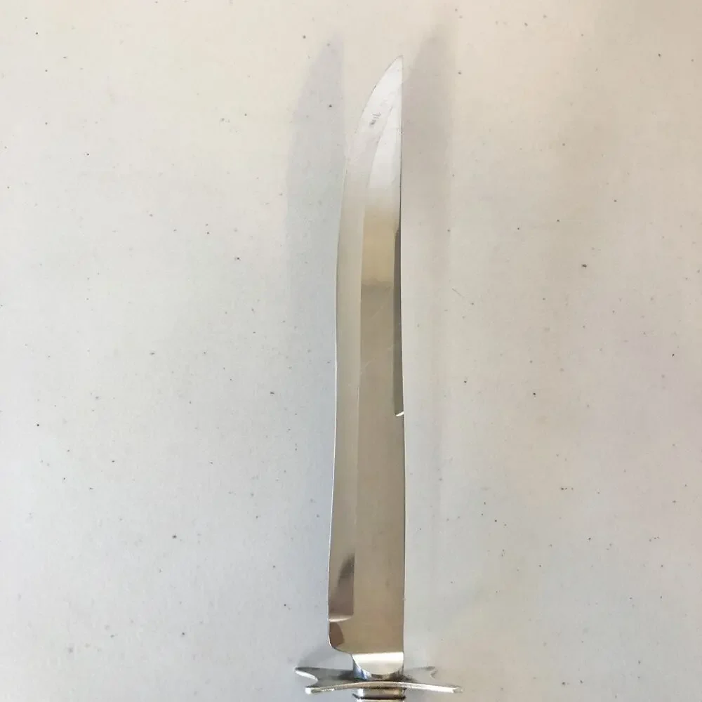 International Royal Danish Sterling Carving Knife Sharp Steak 13”